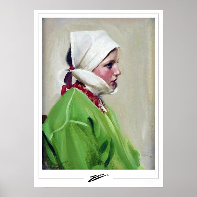 Póster de arte Anders Zorn Zedign #378 (Frente)