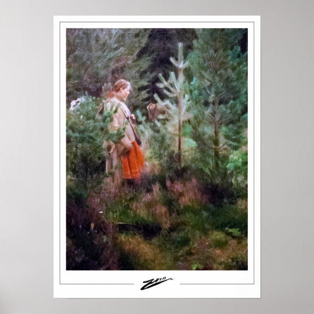 Póster de arte Anders Zorn Zedign #7 (Frente)
