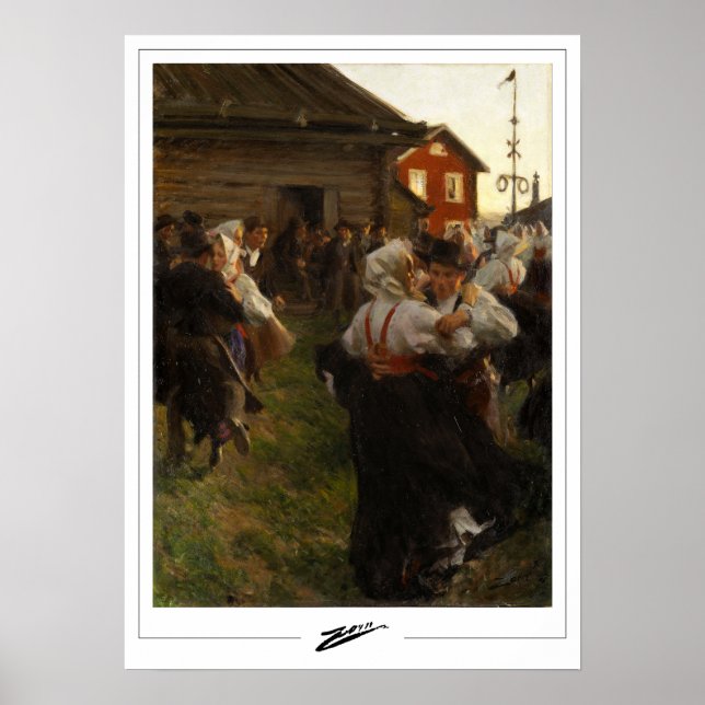 Póster de arte Anders Zorn Zedign #72 (Frente)