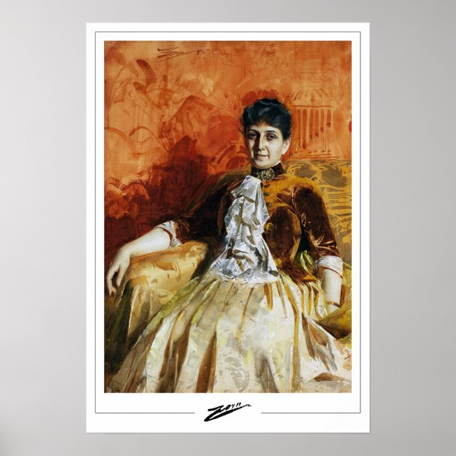 Póster de arte Anders Zorn Zedign #89 (Frente)