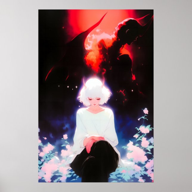 Poster de Arte Ángel o Diablo (Frente)