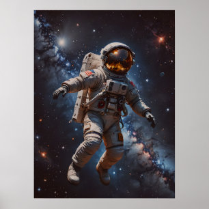 Poster de arte astronauta