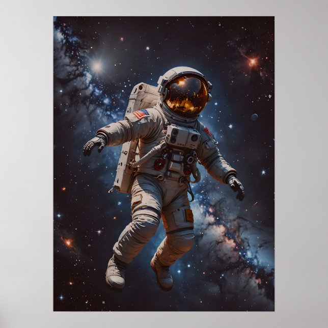 Poster de arte astronauta (Frente)
