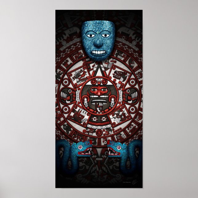Poster de arte azteca (Frente)