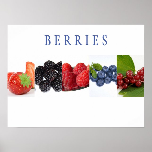 Poster de arte Berries Kitchen (Frente)