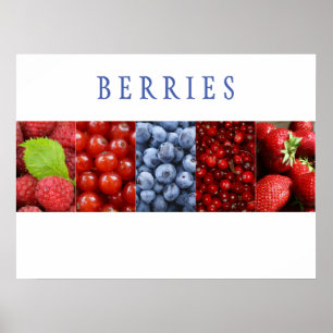 Poster de arte Berries Kitchen
