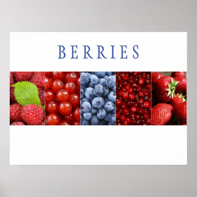 Poster de arte Berries Kitchen (Frente)