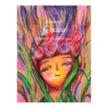 Poster de arte Bloom With Grace para ella