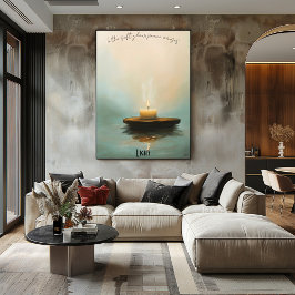 Poster de arte Candle Meditation