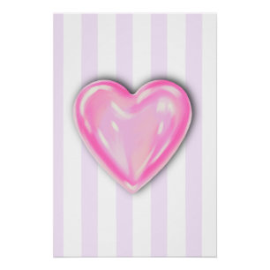 Poster de arte Candy Heart Kids