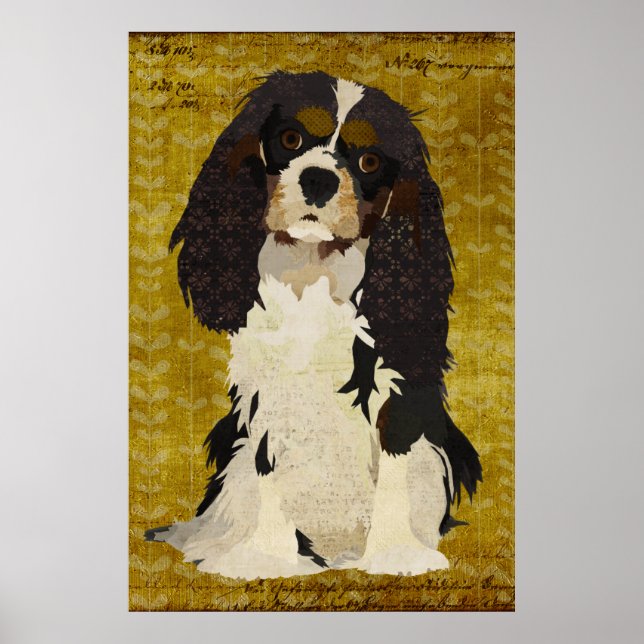 Poster de arte Cavalier King Charles (Frente)