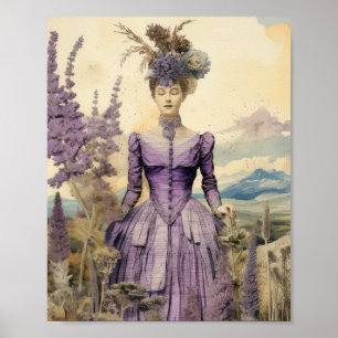 Póster de Arte Celestial Místico Boho Witchy