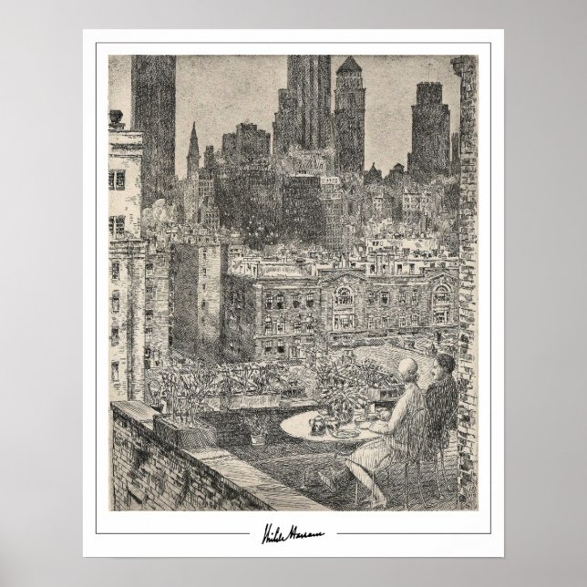 Poster de Arte Childe Hassam Zedign #174-2 (Frente)