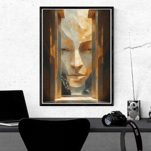 Poster de arte colorido