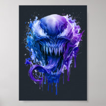 Póster de Arte Cómic de Salpicaduras de Símbionte