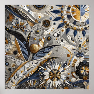 Póster de arte contemporáneo