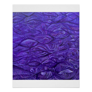 Poster de arte cósmico Whorl por Nefertara