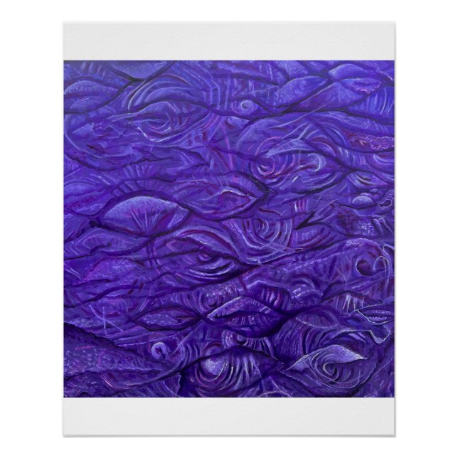 Poster de arte cósmico Whorl por Nefertara (Anverso)