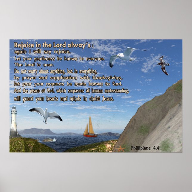 Poster de arte cristiano (Frente)