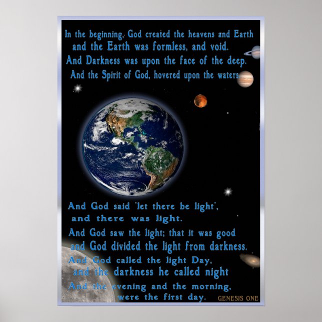 Poster de arte cristiano (Frente)