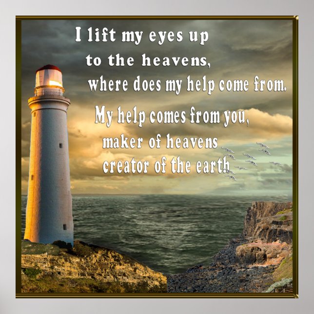 Poster de arte cristiano (Frente)