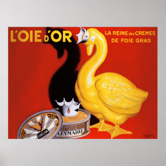 Poster de arte culinario de patatas fritas de époc