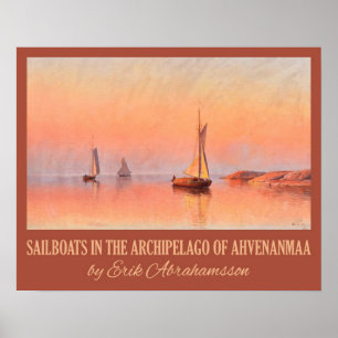 Poster de arte de Abrahamsson Sailboat
