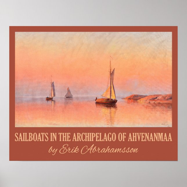 Poster de arte de Abrahamsson Sailboat (Frente)