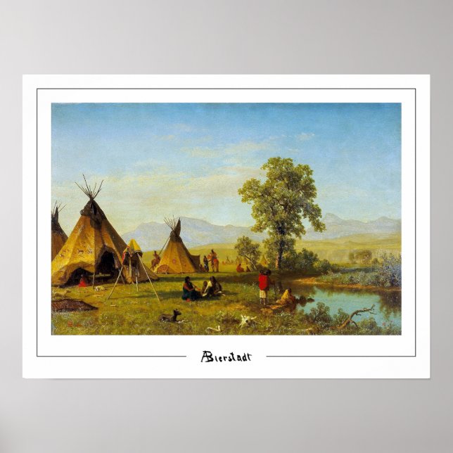 Póster de arte de Albert Bierstadt Zedign #118 (Frente)