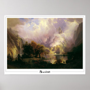 Póster de arte de Albert Bierstadt Zedign #136