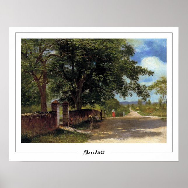Póster de arte de Albert Bierstadt Zedign #16 (Frente)