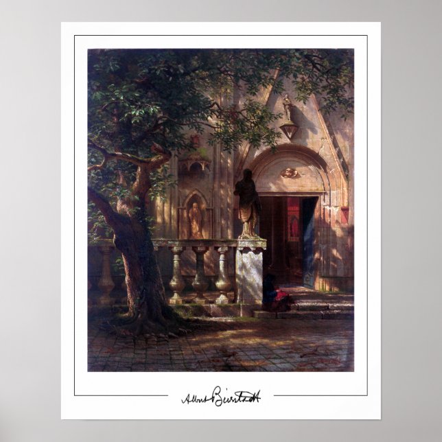 Póster de arte de Albert Bierstadt Zedign #231 (Frente)