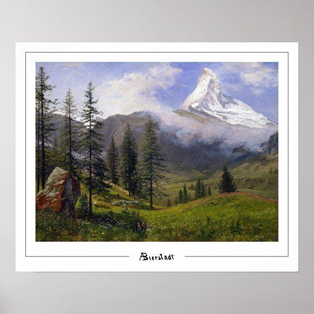 Póster de arte de Albert Bierstadt Zedign #271 (Frente)