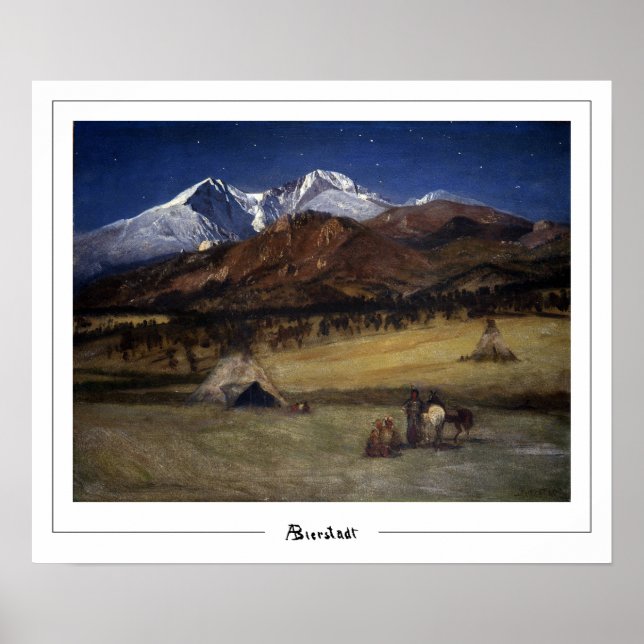Póster de arte de Albert Bierstadt Zedign #287 (Frente)