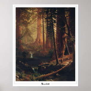 Póster de arte de Albert Bierstadt Zedign #4