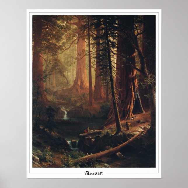 Póster de arte de Albert Bierstadt Zedign #4 (Frente)