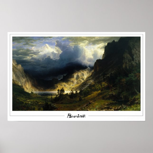 Póster de arte de Albert Bierstadt Zedign #60 (Frente)