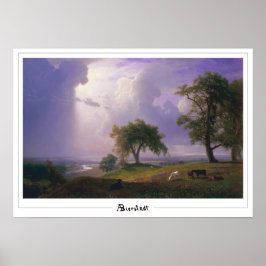 Póster de arte de Albert Bierstadt Zedign #99