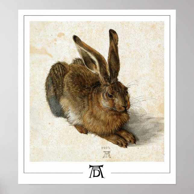 Póster de arte de Albrecht Dürer Zedign #6 (Frente)