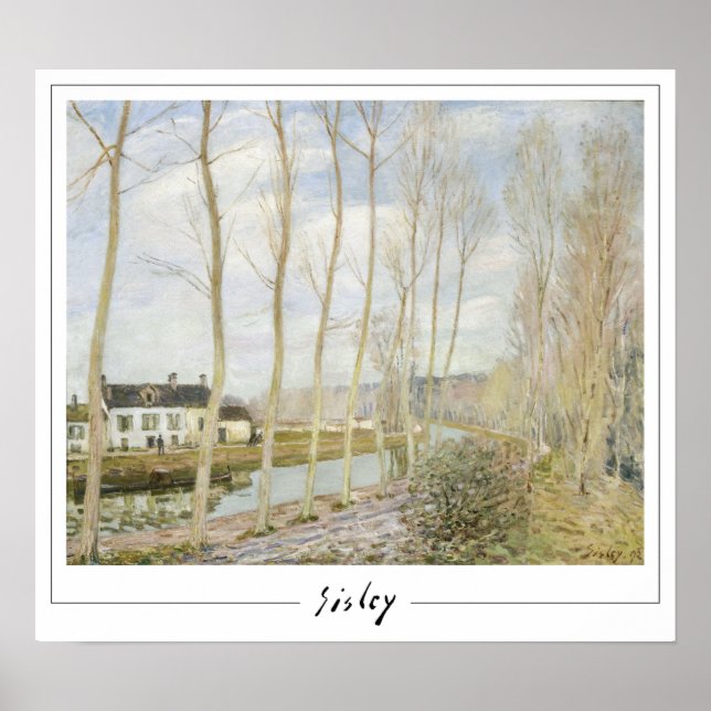 Póster de arte de Alfred Sisley Zedign #12 (Frente)