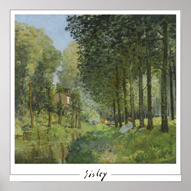 Póster de arte de Alfred Sisley Zedign #13 (Frente)