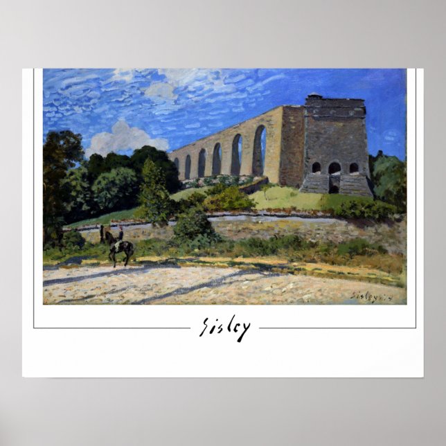 Póster de arte de Alfred Sisley Zedign #16 (Frente)