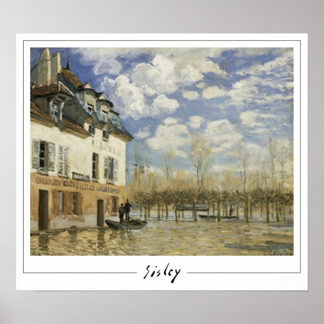 Póster de arte de Alfred Sisley Zedign #17 (Frente)