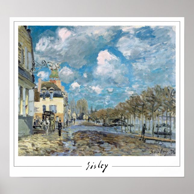 Póster de arte de Alfred Sisley Zedign #316 (Frente)