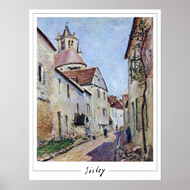 Póster de arte de Alfred Sisley Zedign #476 (Frente)