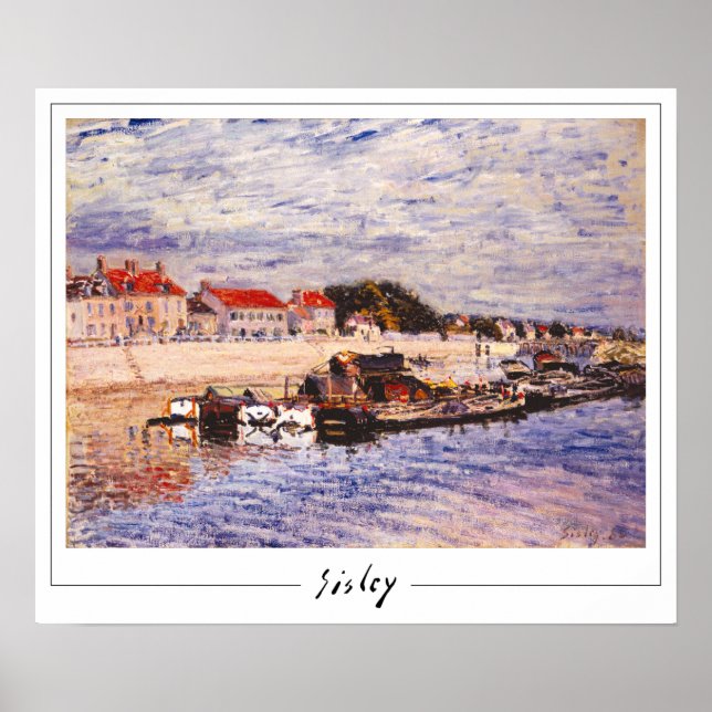 Póster de arte de Alfred Sisley Zedign #6 (Frente)