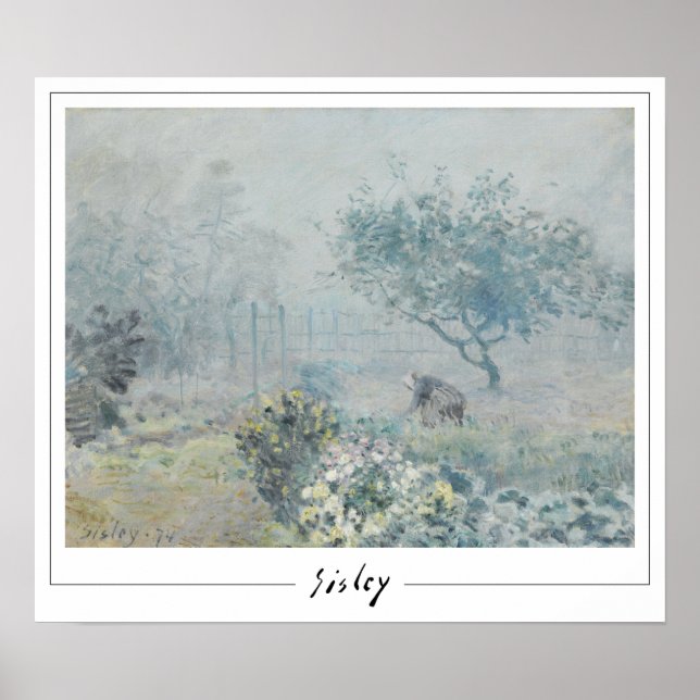 Póster de arte de Alfred Sisley Zedign #8 (Frente)
