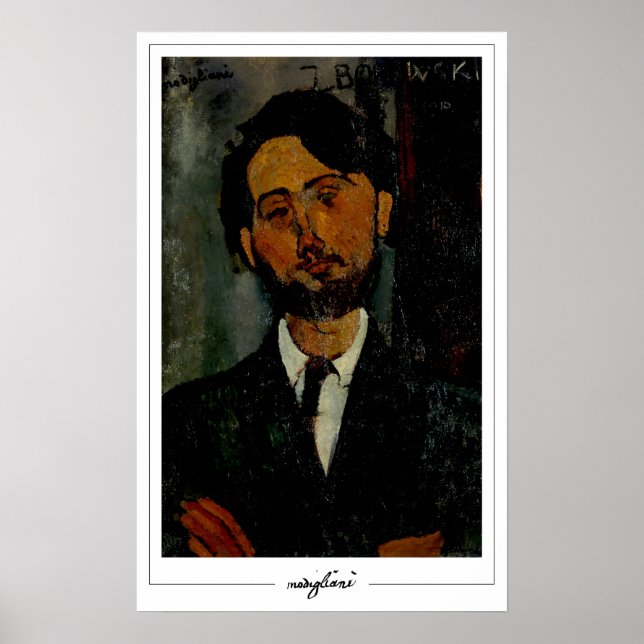 Póster de arte de Amedeo Modigliani Zedign #158 (Frente)