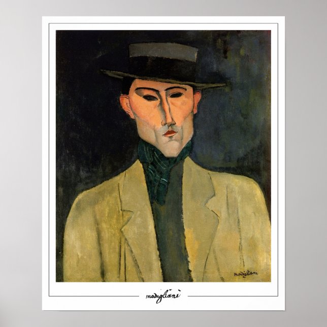 Póster de arte de Amedeo Modigliani Zedign #273 (Frente)