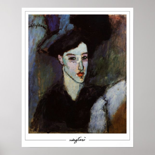 Póster de arte de Amedeo Modigliani Zedign #304 (Frente)